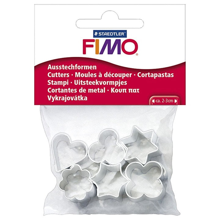Set di stampi per materiale FIMO - 6 pezzi
