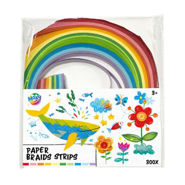 Set di strisce di carta colorata