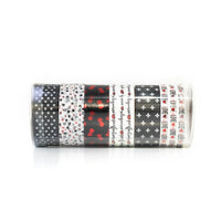 Set di strisce per washi 6 x 2,5 m | vari tipi - nero