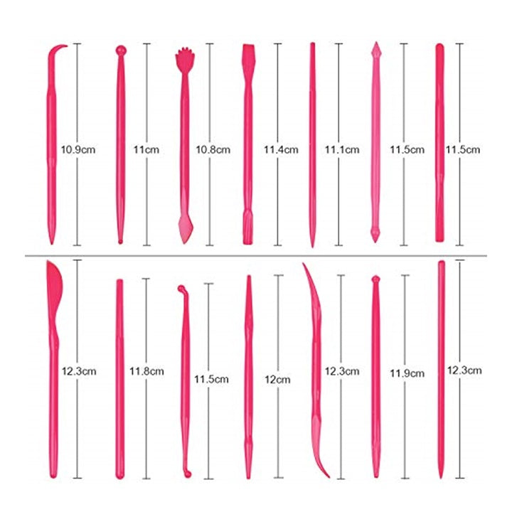 Set di strumenti di modellazione bifacciali 14 pezzi
