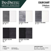 Set di supporti per pastelli dorati PanPastel - 5 pz.