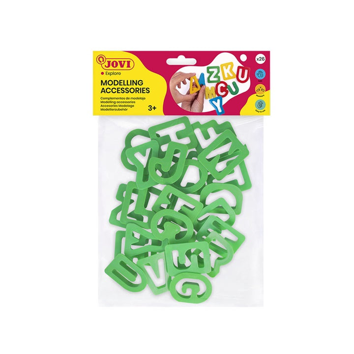 Set di taglierine per alfabeto JOVI, 26 pezzi