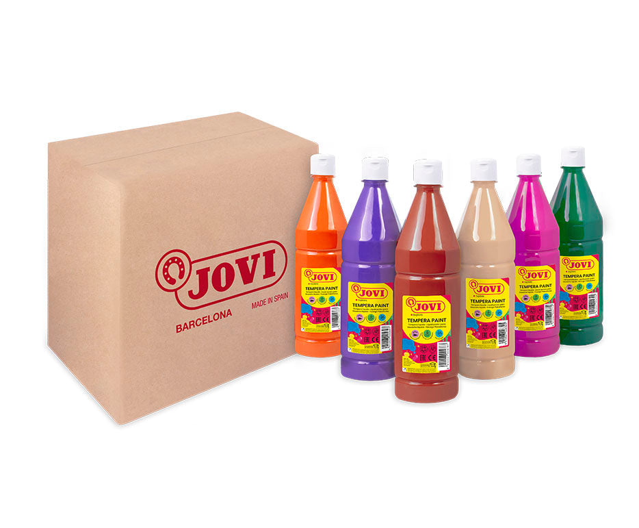 Set di tempere liquide JOVI Premium 6 x 1000 ml – variante B