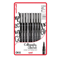 Set di UNI PIN fineliner Pennarelli calligrafici 8 pezzi
