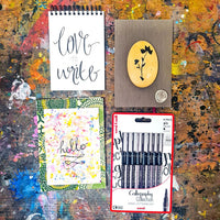 Set di UNI PIN fineliner Pennarelli calligrafici 8 pezzi