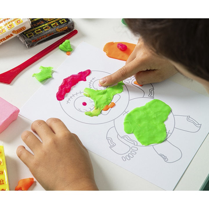 Set JOVI Crazy Monsters - pittura con plastilina