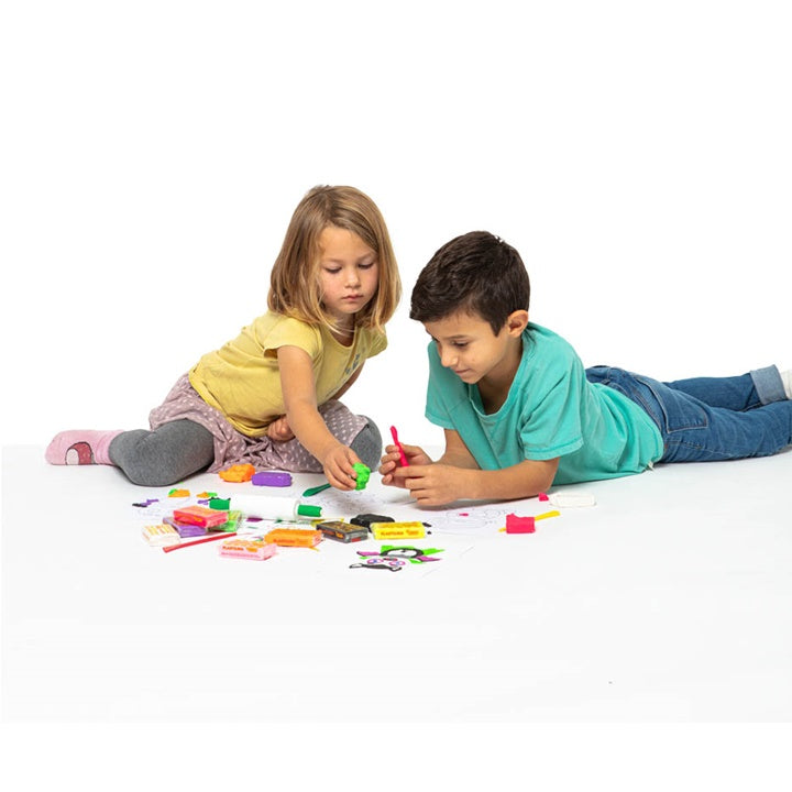 Set JOVI Crazy Monsters - pittura con plastilina