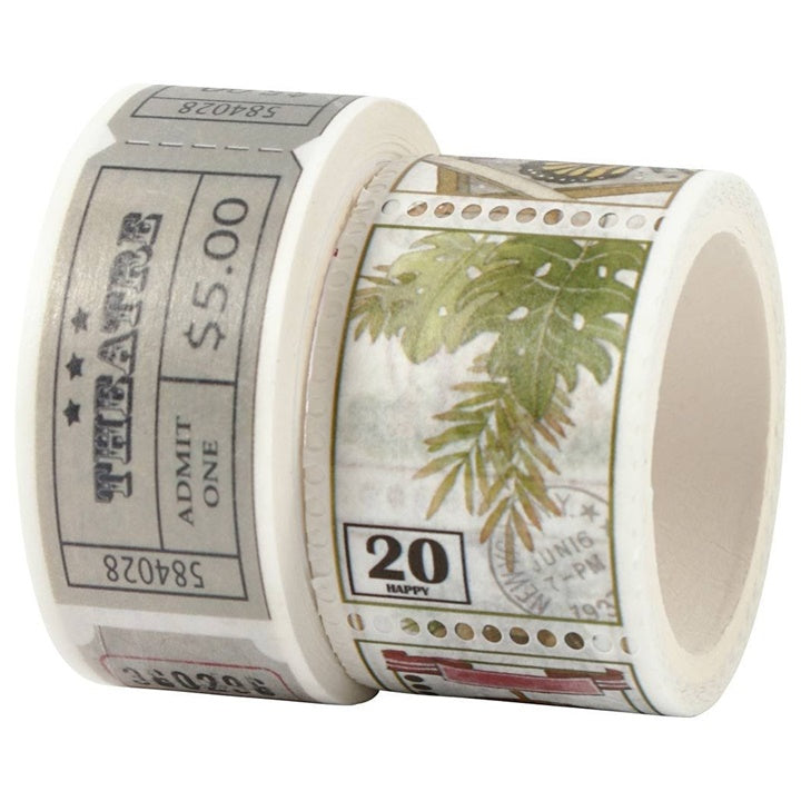 Set nastri Washi - foglie e natura