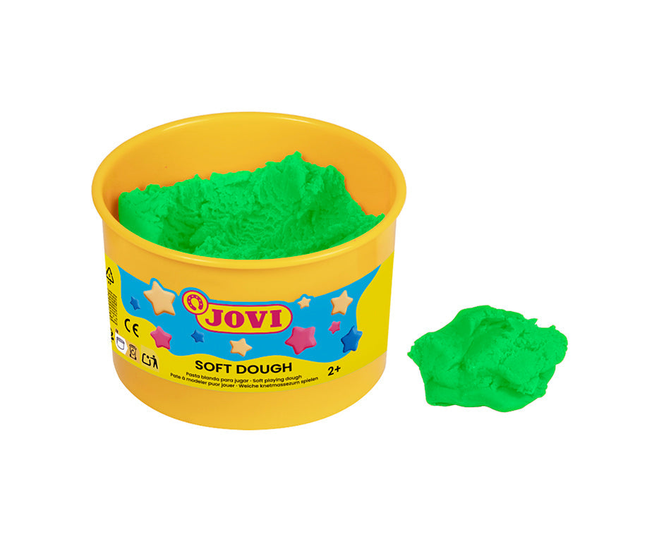 Set pasta per modellare JOVI Soft Dough colori neon 6 x 460 g