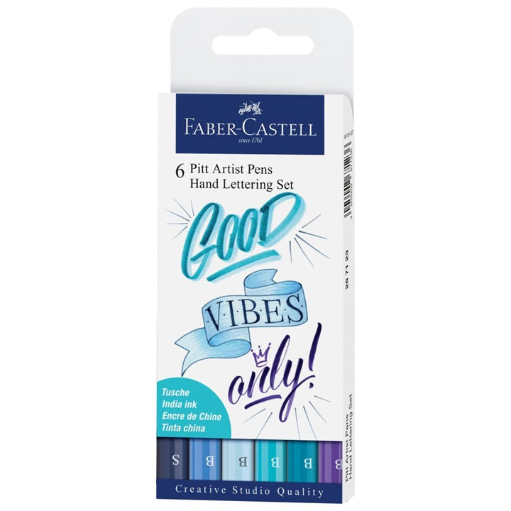 Set pennarelli artistici PITT Scritte a mano Good vibes - 6 pz