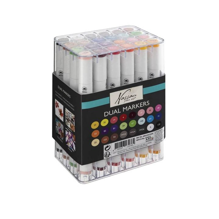 Set di pennarelli a doppia punta Nassau Fine Art 24 pz — immagine 2
