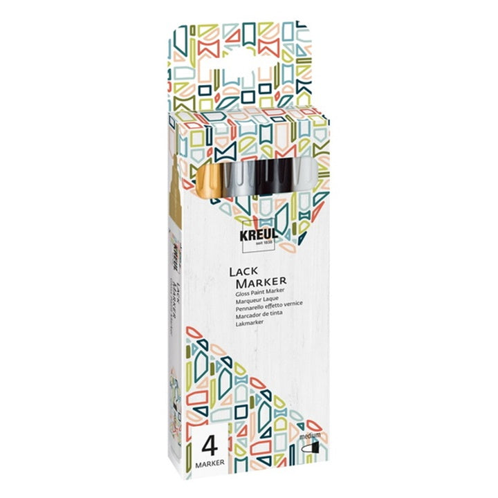 Set di pennarelli a vernice lucida Kreul 4 pz — immagine 1