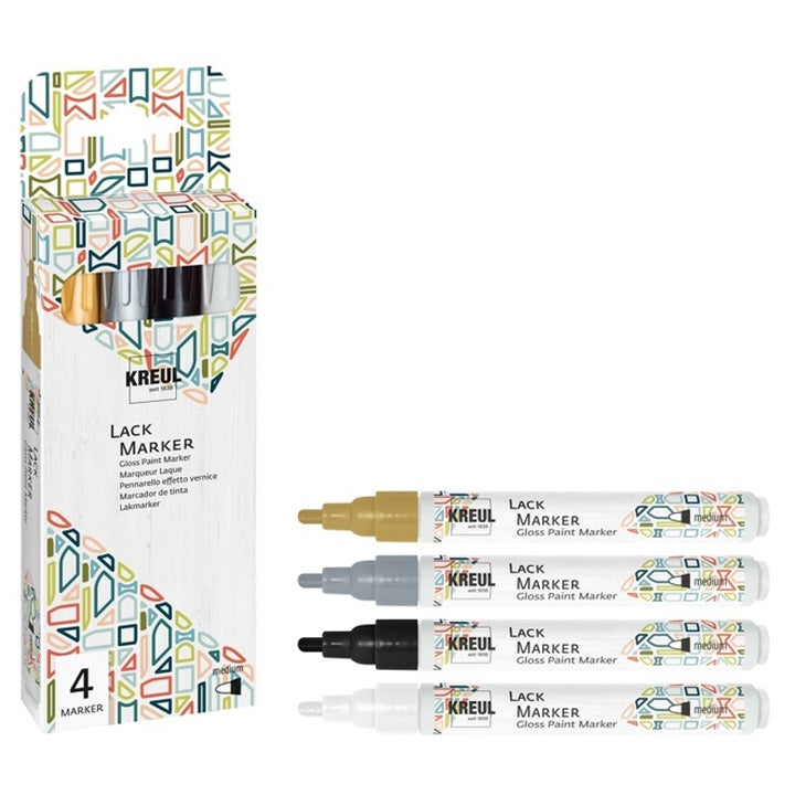 Set di pennarelli a vernice lucida Kreul 4 pz — immagine 2