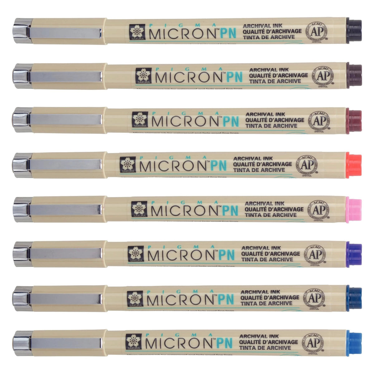 Set penne tecniche Sakura Pigma Micron PN - set di 8 pezzi