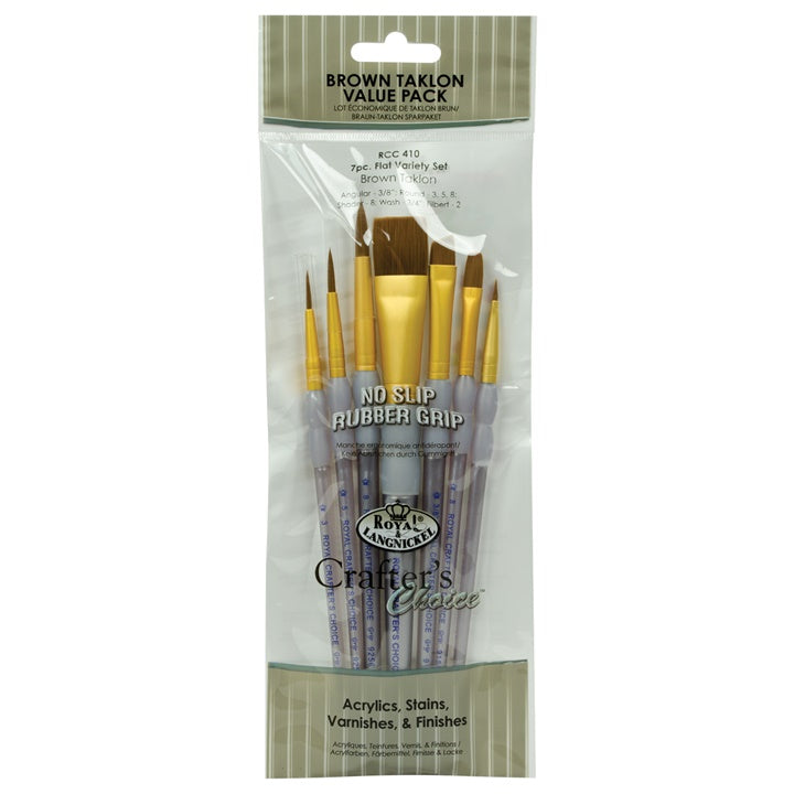 Set pennelli per pittura Royal & Lagnickel Crafters Choice 7 pezzi