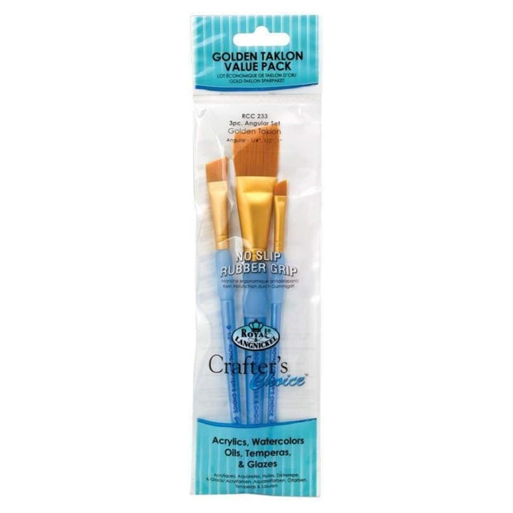 Set pennelli per pittura Royal & Langnickel Crafters Choice 3 pezzi