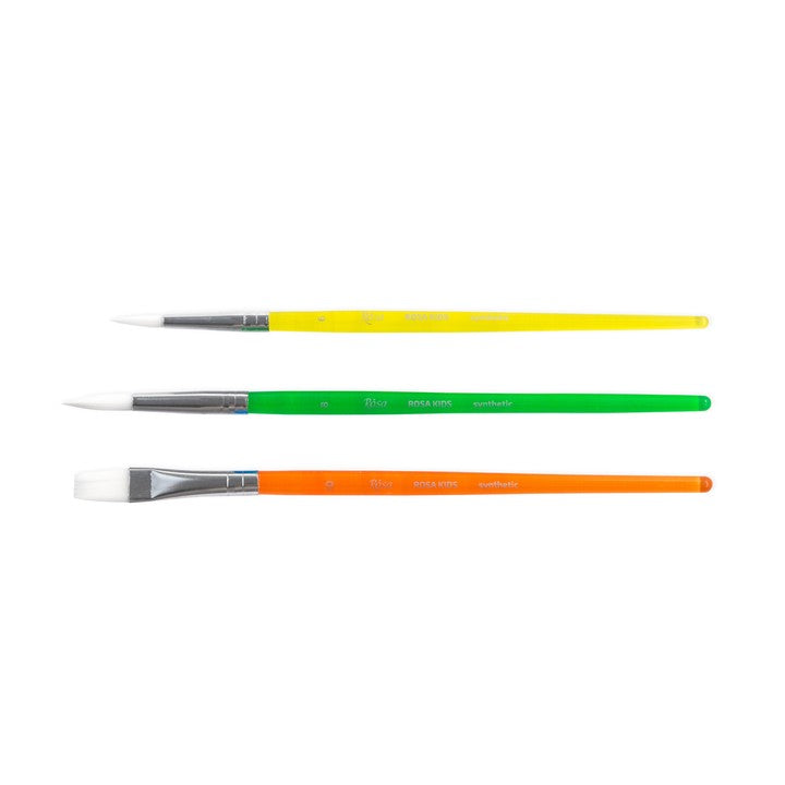 Set pennelli ROSA Kids 3 pezzi per piccoli artisti