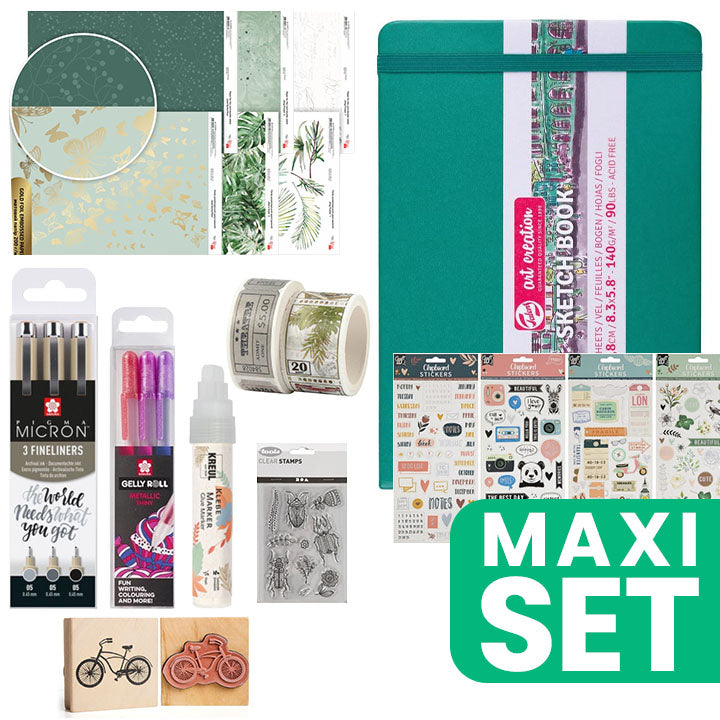 Set per il journaling di arte botanica