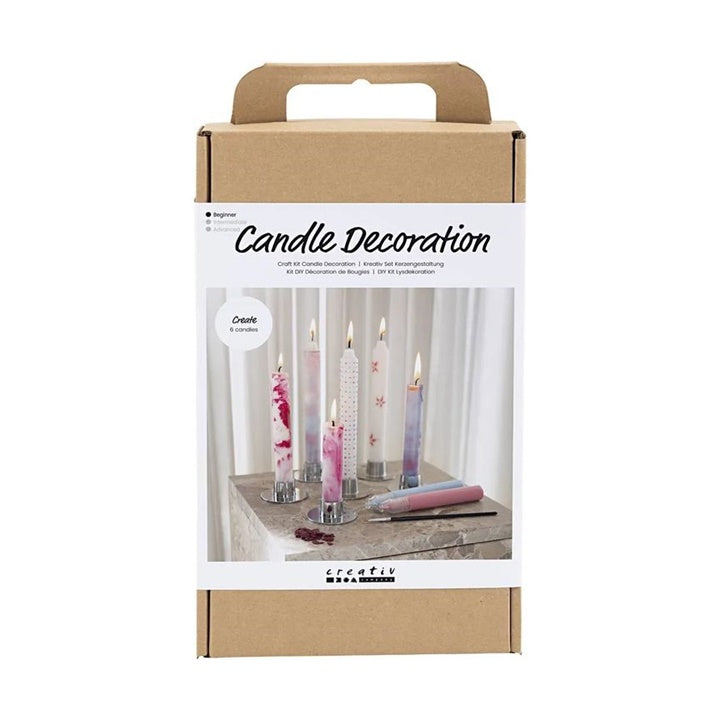 Set per la decorazione di candele creative