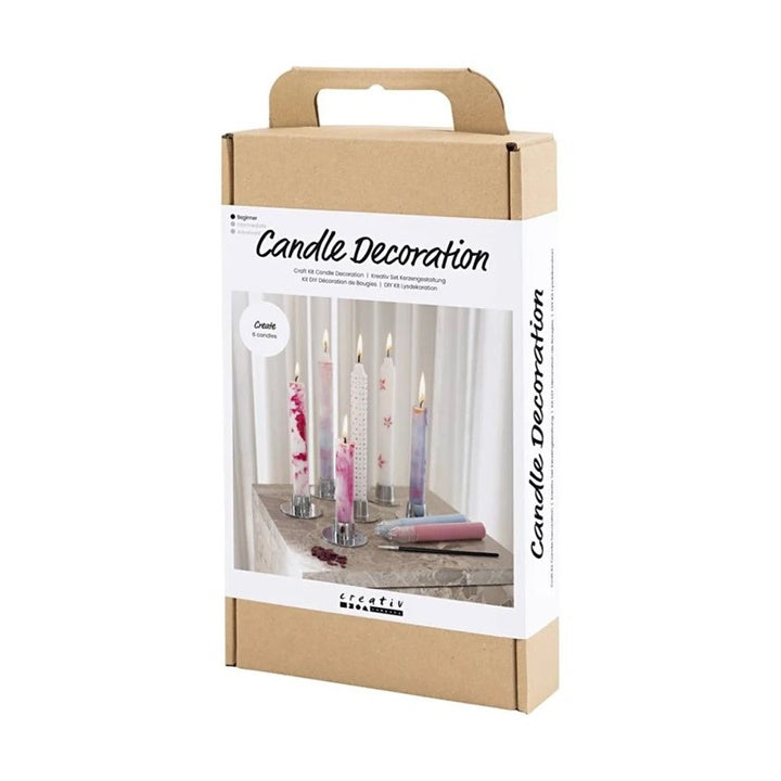 Set per la decorazione di candele creative