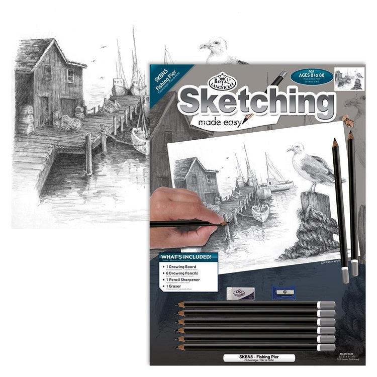 Set per schizzi Royal & Langnickel - Porto - 10 pezzi