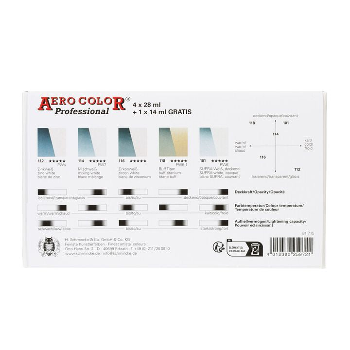 Set Schmincke Aero Color White