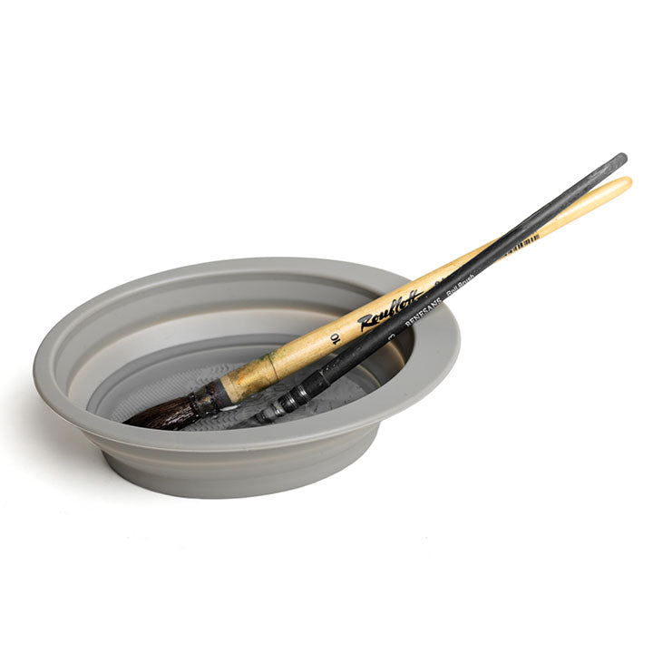 Ciotola per l'acqua in silicone – grigio