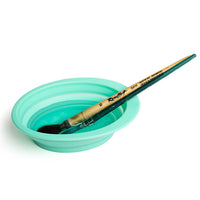 Ciotola per l'acqua in silicone – Verde