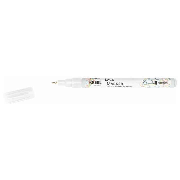Pennarello a vernice lucida Kreul extrafine – bianco