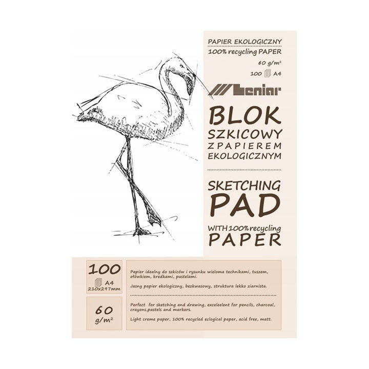 Sketchbook 50[100] foglie beige | misure diverse