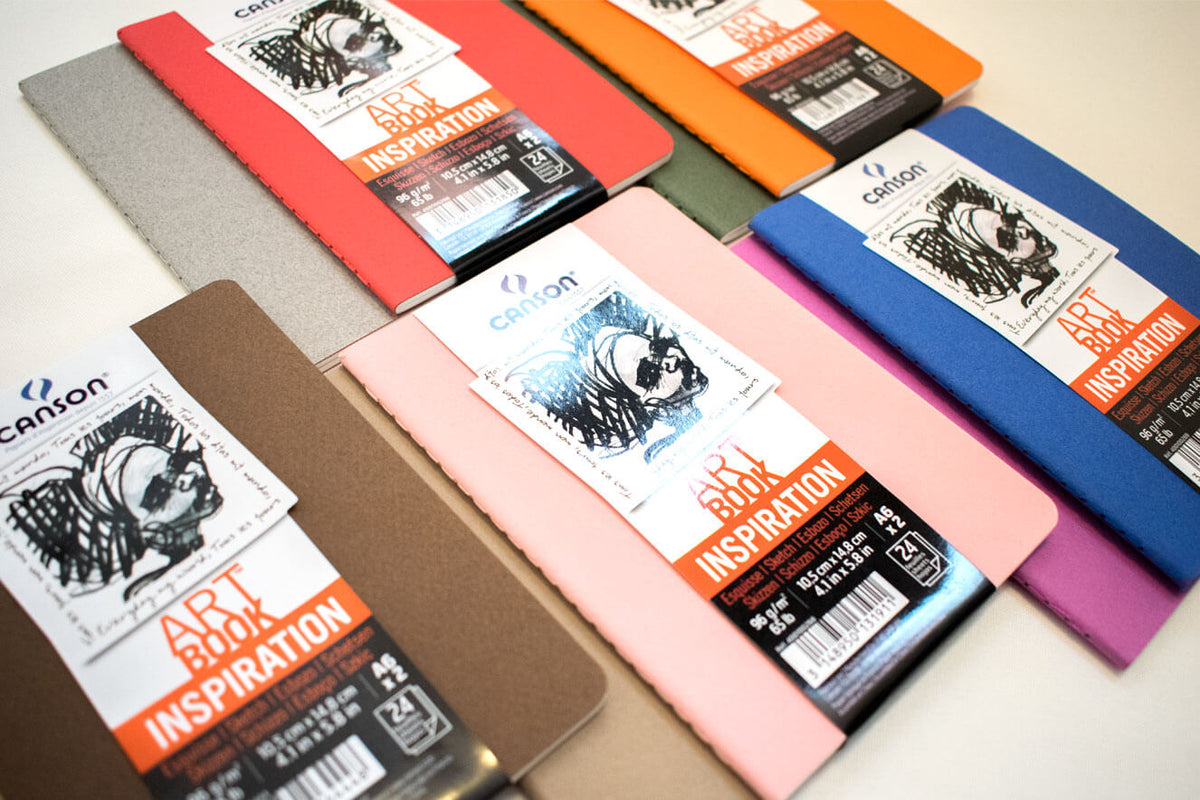 Sketchbook CANSON Art Book Inspiration 100 g/m² 24 fogli A6 Orange