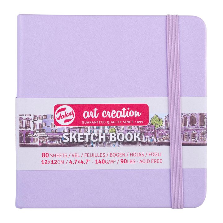 Blocco da disegno Art Creation 12 x 12 cm - seleziona – Pastel Violet