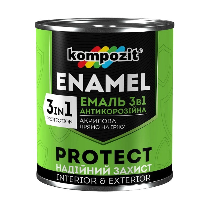 Smalto anticorrosivo 3 in 1  KOMPOZIT PROTECT 0,65 kg | varie tonalità