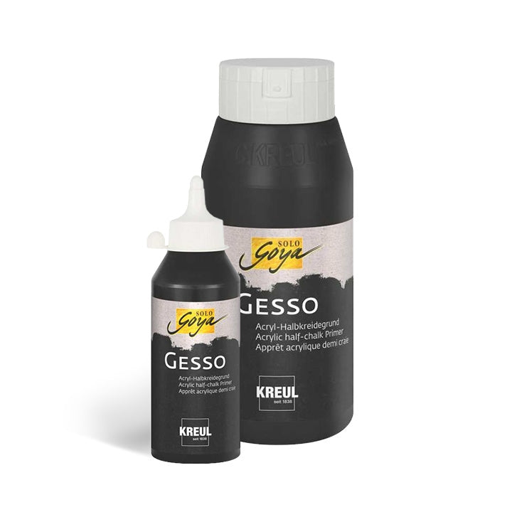 Solo Goya Gesso Primer nero - KREUL | varie dimensioni