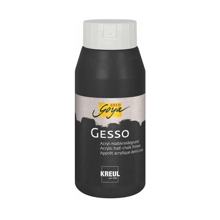 Solo Goya Gesso Primer nero - KREUL | varie dimensioni