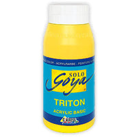 SOLO GOYA TRITON ACRYLIC BASIC 750 ml | colori diversi - Giallo Limone Vero