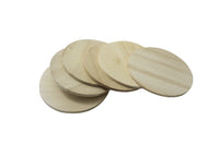 Sottobicchieri rotondi in legno Pentart 10 x 0,5 cm - 6 pz