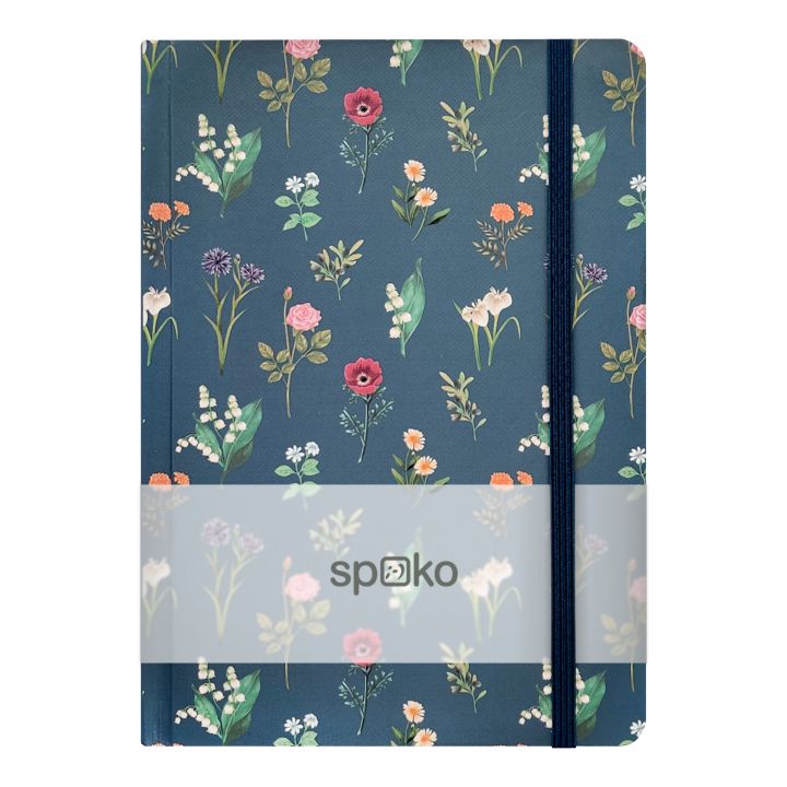 Spoko Quaderno a righe A5 - 96 pagine - Fiori
