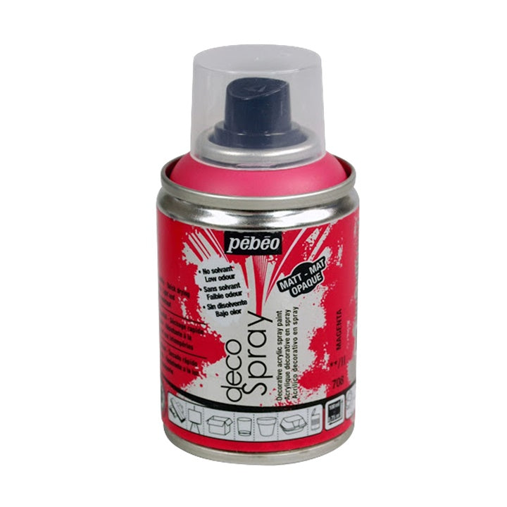 Spray decorativo Decospray Pebeo - 100 ml | varie tonalità - magenta