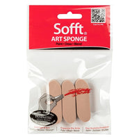 Spugne per applicazioni pastello Sofft - Set di 3 forme diverse – Rotondo