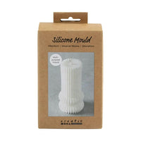 Stampo in silicone - Cilindro nervato con archi