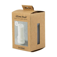 Stampo in silicone - Cilindro nervato con archi