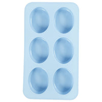 Stampo in silicone ovale - 6 pezzi
