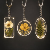 Stampo in silicone per ciondoli in resina epossidica con anelli portachiavi