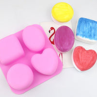 Stampo in silicone per colata - 4 forme