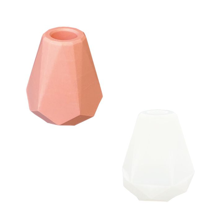 Stampo in silicone per colata 7x7cm - Vaso sfaccettato