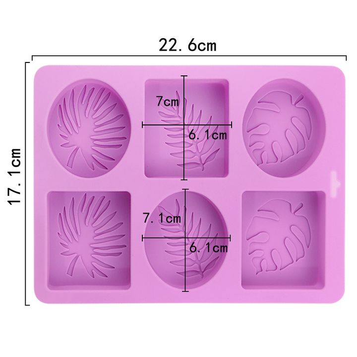Stampo in silicone per colata - Foglie