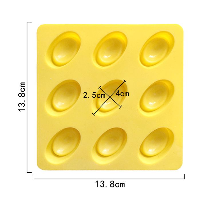 Stampo in silicone per colata - ovale