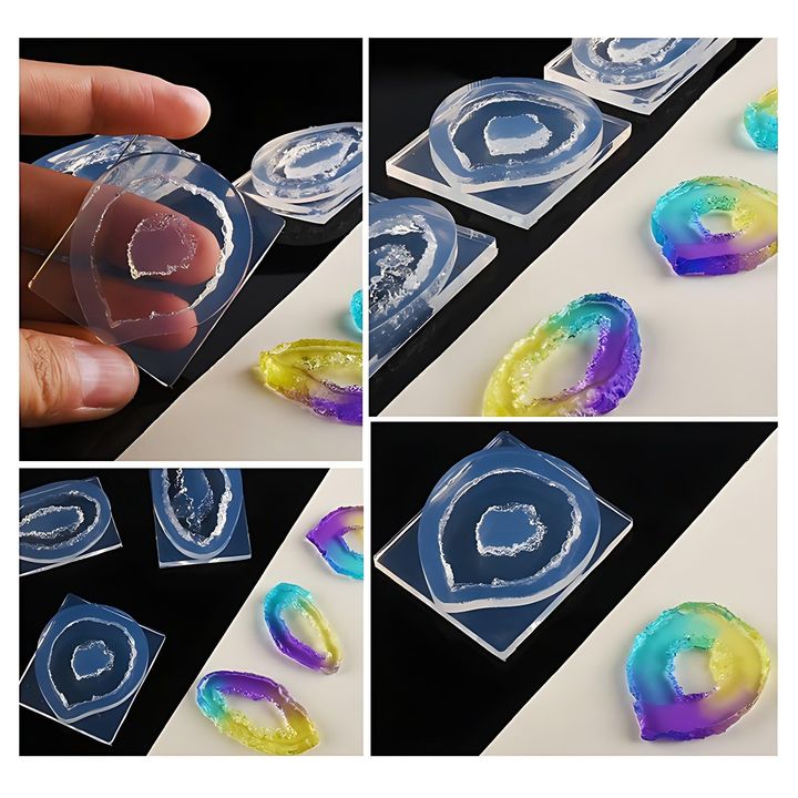Stampo per colata di silicone - Geode
