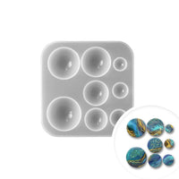 Stampo professionale in silicone Pentart - emisfero 1 pezzo